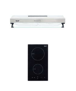 SET เครื่องดูดควันแบบมาตรฐาน รุ่น TNP HDS 6048 MN และ เตาแม่เหล็กไฟฟ้า 2 หัวเตา รุ่น TNP ID 2030 DG