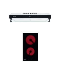SET เครื่องดูดควันแบบมาตรฐาน รุ่น TNP HDS 6048 DG และ เตาเซรามิคไฟฟ้า 2 หัวเตา แบบฝังเฟอร์นิเจอร์ รุ่น TNP VT 302 DG