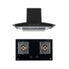 SET เครื่องดูดควันแบบกระโจม รุ่น TNS HD 90 MA/B และ เตาแก๊ส 2 หัวเตา แบบฝังเฟอร์นิเจอร์ รุ่น TNP HB SOMI 2073 GB