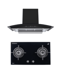 SET เครื่องดูดควันแบบกระโจม รุ่น TNS HD 90 MA/B และ เตาแก๊ส 2 หัวเตา แบบฝังเฟอร์นิเจอร์ รุ่น TNP HB FLORA 2 GBT