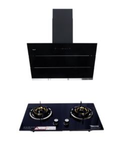 SET เครื่องดูดควันแบบกระโจม รุ่น TNP HD 90 SLOPE B และ เตาแก๊ส 2 หัวเตา รุ่น TNS HB 207141B