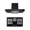 SET เครื่องดูดควันแบบติดผนัง รุ่น TNS HD 90 MC/B และ เตาแก๊ส 3 หัวเตา แบบฝังเฟอร์นิเจอร์ รุ่น TNP HB 3079 GB