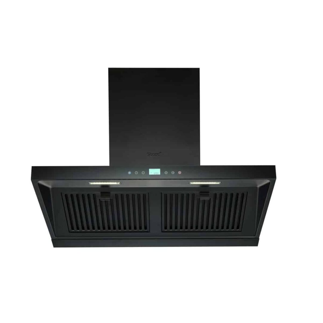เครื่องดูดควันแบบติดผนัง Tecnoplus รุ่น TCH 90-N2 BLACK ขนาด 90 ซม.