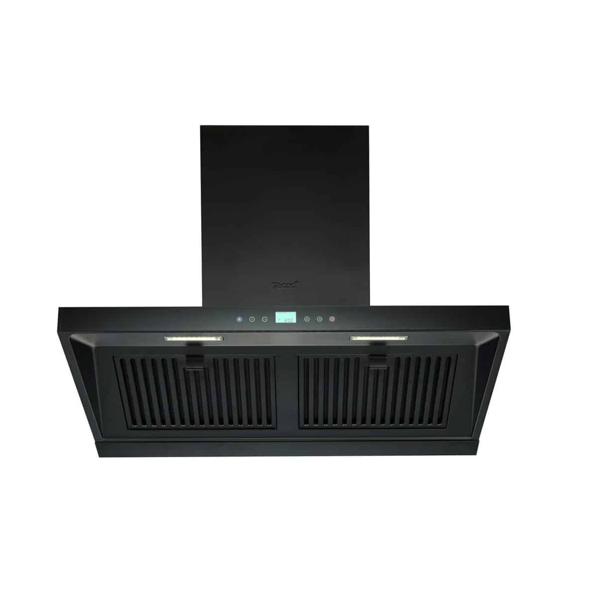 เครื่องดูดควันแบบติดผนัง Tecnoplus รุ่น TCH 90-N2 Black ขนาด 90 ซม.