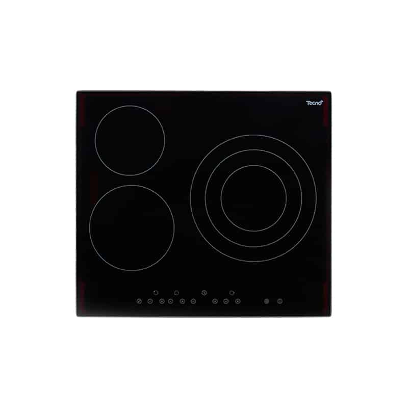 เตาเซรามิคไฟฟ้า 3 หัวเตา แบบฝังเฟอร์นิเจอร์ Tecnoplus รุ่น TNP CHB 3060 PAT GPBB