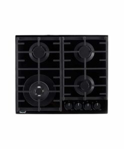 เตาแก๊ส 4 หัวเตา แบบฝังเฟอร์นิเจอร์ Tecnoplus รุ่น TNP HB 4060 GBB กระจกนิรภัย