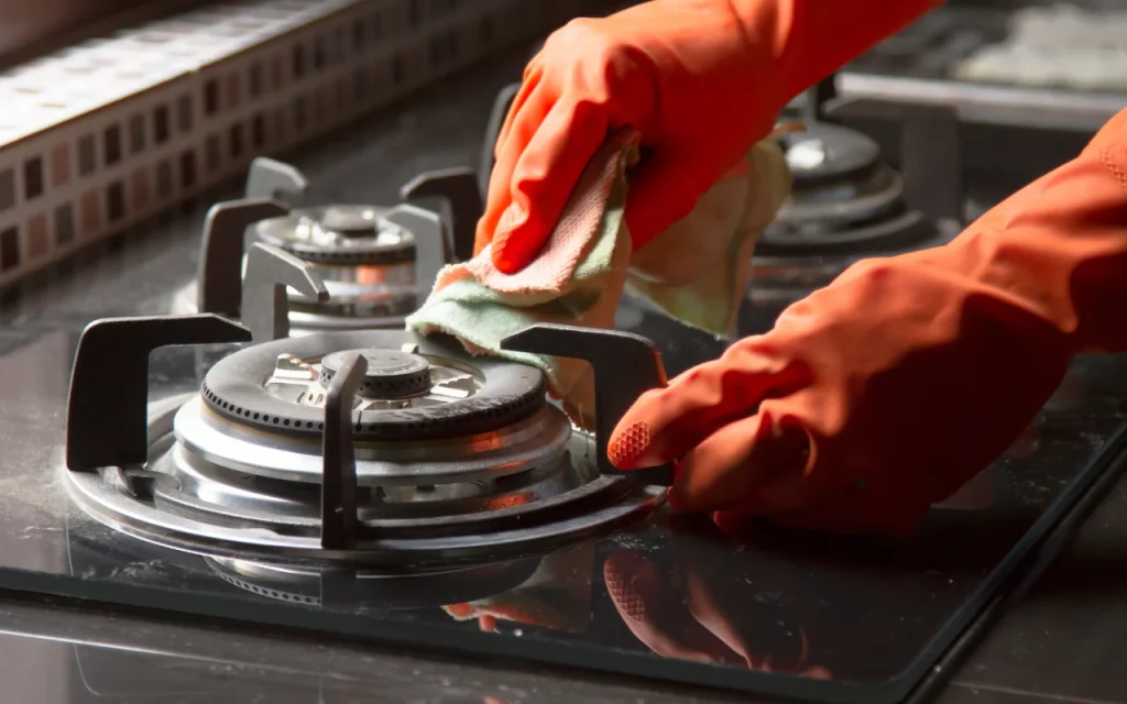 วิธีล้างหัวเตาแก๊สตัน