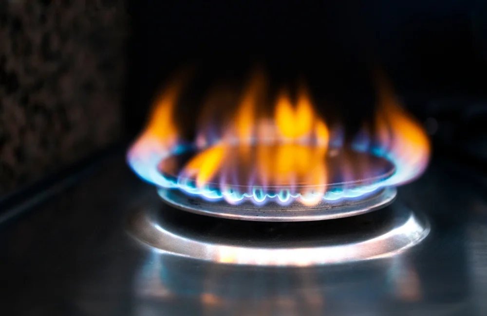 เตาแก๊สไฟแดง