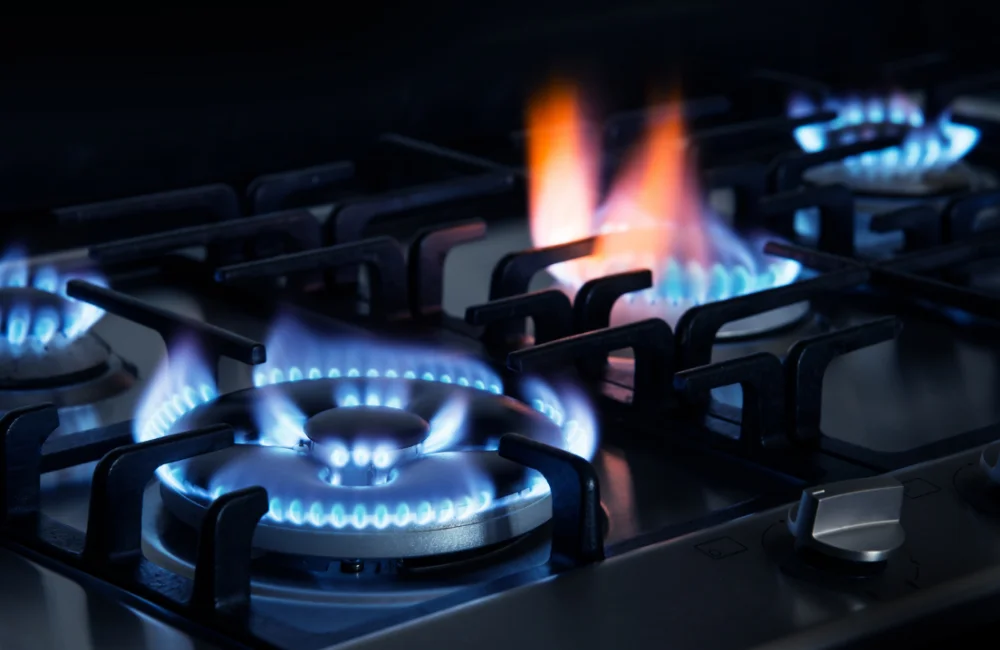 เตาแก๊สไฟแดง