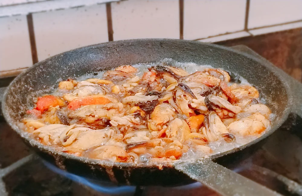 เทคนิคทอดหอยทอด